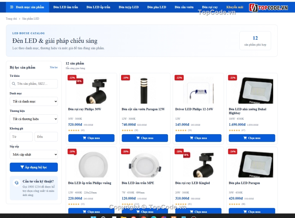 website,website thương mại điện tử,web thương mại điện tử